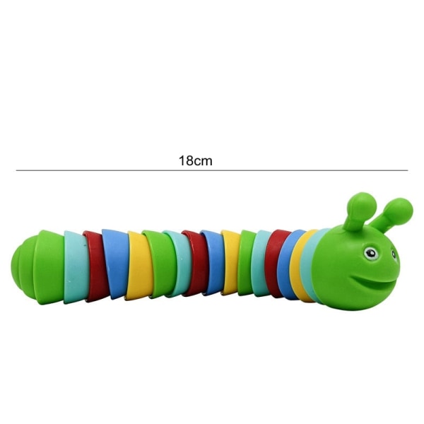 18CM 14CM Färgglad Fidget Toy Slug Ledad flexibel 3D Slug Hummer Shark Fidget Toy Relief Anti-ångest Sensoriska barnleksaker 19cm-Shark