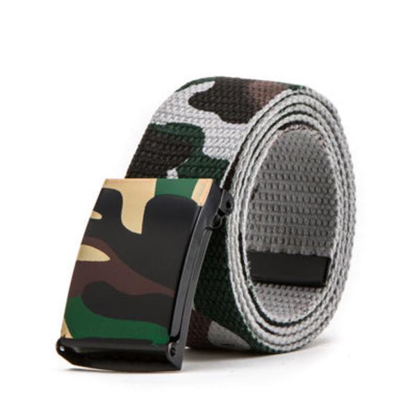 Bælte Drenge Piger Camouflage Tøj Bælte Børn Camouflage Militær Bukser Bælte Army Green 110cm