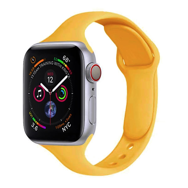 Kellon ranneke Apple Watch iWatch 38/40/41MM S10:42MM Keltainen