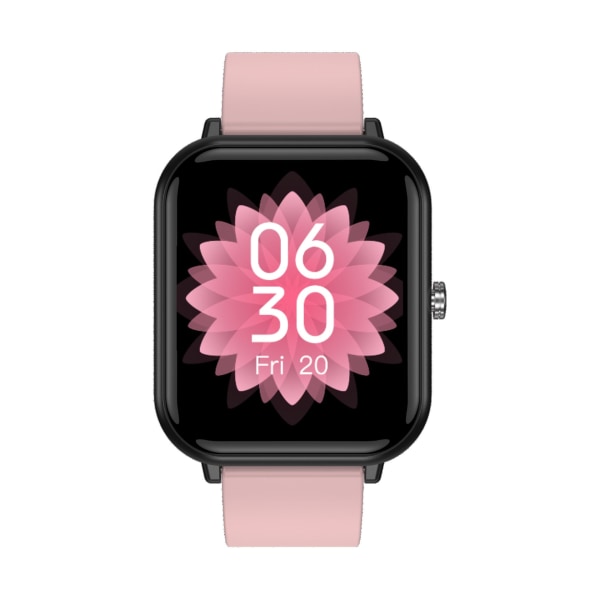 Q9pro Smart Watch Kroppstemperatur Puls Blodtryck Blodsyre Full Touch Väderprognos Styrd av musik Pink