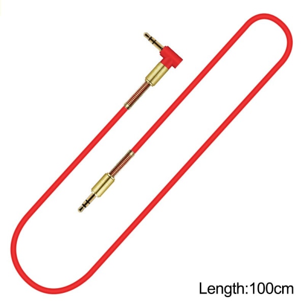 3,5 mm Jack Audio Kabel Jack 3,5 mm Hann til Hann Audio Aux Kabel For Samsung Bil Hodetelefon Høyttalerledning Aux Ledning Høyttaler Blue3