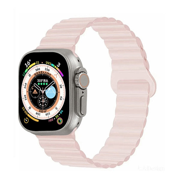 Urrem til Apple Watch iWatch 38/40/41 S10 42mm 45. Officielt glitterpulver