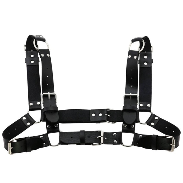 Naisten Miesten Seksikäs Punk Rintavaljaat Säädettävä Häkkimäinen Metallinen Vartaloketju PU-nahkainen Choker Statement Kaulakoru Juhla-asuste Light coffee