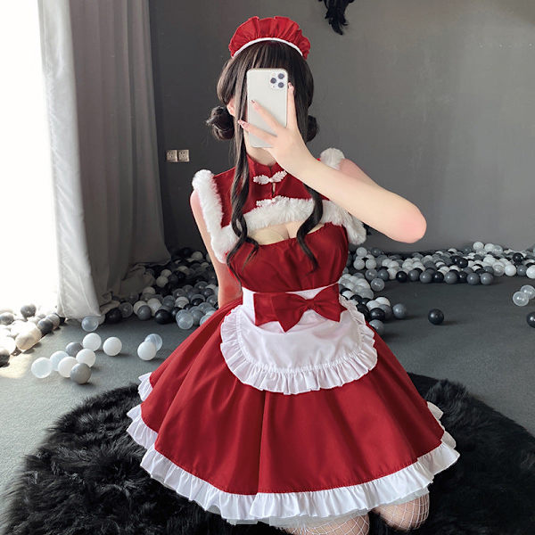 Julkläder Online Röd Kvinnlig Ankardräkt Cosplay Sexig Kanin Damkostym Default Title