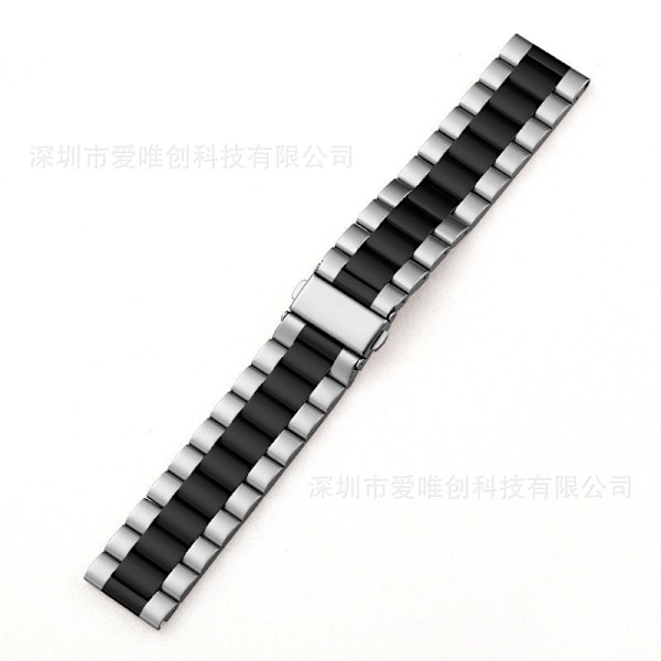 Urrem til Apple Watch iWatch til 1-9 generationer: 38-40-41mm/s10 42mm Sølv og sort