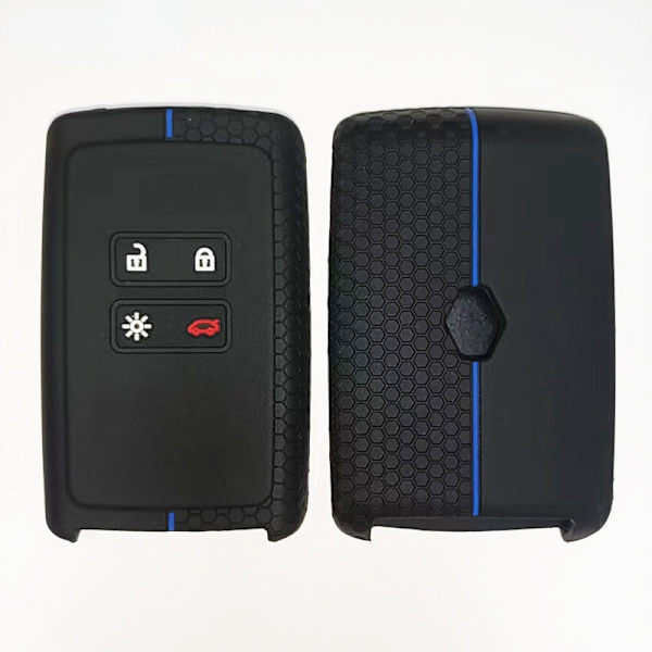 Ceyes Silikon Bilnyckelskydd För Renault Megane 3 4 Kadjar Captur Koleos Espace Clio Scenic 4 Arkana Smart Fjärrkontroll Skyddsfodral Red