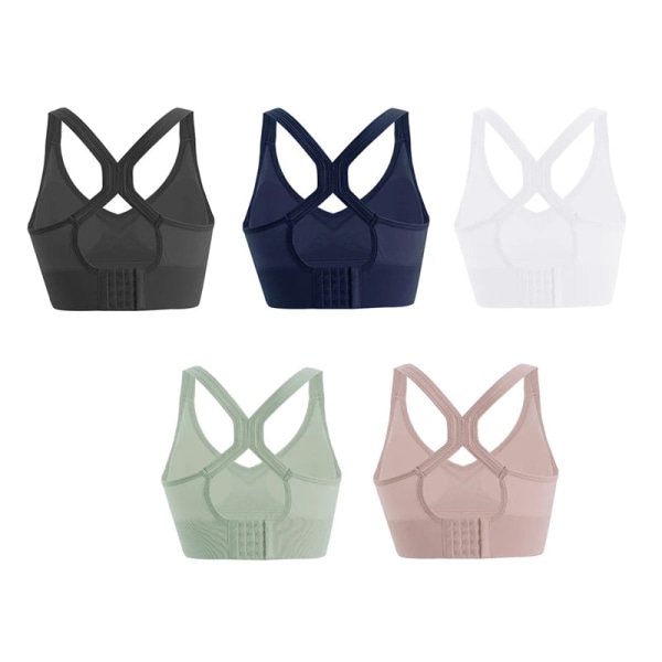 Jooga Rintaliivit Push Up Crop Fitness Urheiluliivit Naisille Sports Bras Blue 40-50kg M