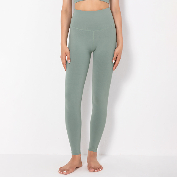 Lulu Yogakläder Naken Känsla Yogabyxor Dam Hög Midja Höftlyft Löpartights Stretch Träningsbyxor 6560 trousers-cameo Brown XS