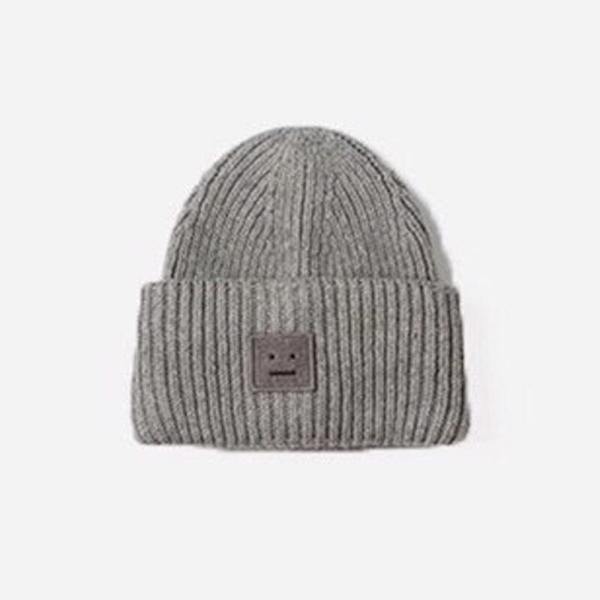 Ny simpel beanie damehat vinter kold og varm uldhat Goros dame AC hat Dark gray