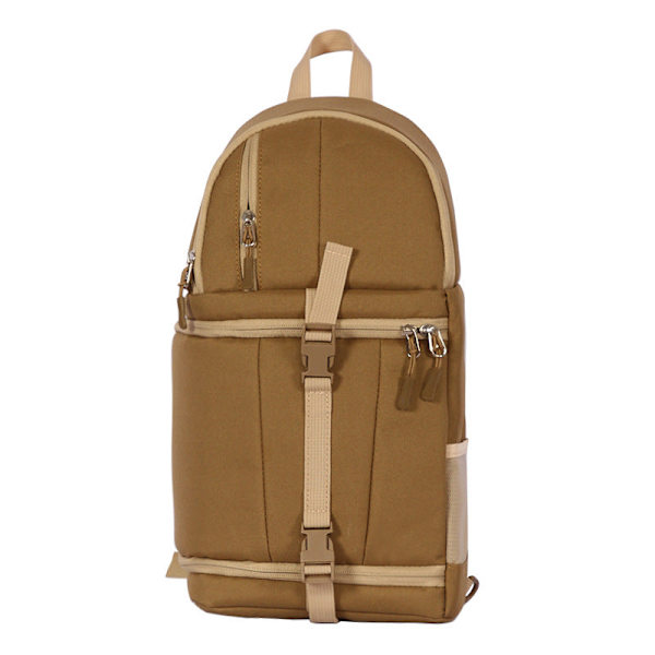 Utomhus Kameraväska Anti-Seismisk Kameraväska Axelväska DSLR Kameraväska Objektivfodral Sand color