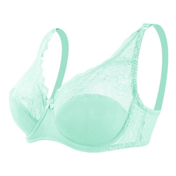 Ohut, hengittävä, seksikäs, isokokoinen kesärintaliivi säädettävä, teräskaarella, mukavat pitsialusvaatteet Like the picture 85C/D
