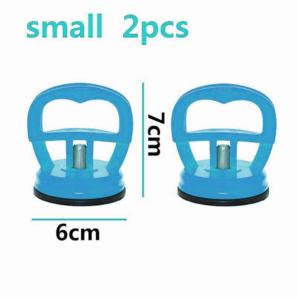 2 kpl Raskaan sarjan imukuppeja - Kolhujen oikaisija imukuppi korjaustyökalu poistotyökalu auton kolhujen korjaukseen autotarvikkeet green 2pcs