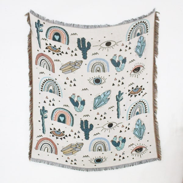 Fritidsfiltar Matta Dekoration Solfilt Matta Soffa Fritidsmatta Enkel Tapestry Sofffilt Överkast XT07-3 130X150CM