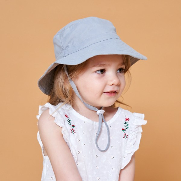 Forår og sommer Ny solhat til mænd og kvinder, baby åndbar hurtigtørrende strandhat, solbeskyttende justerbar bucket hat til børn Foundation seahorse S code (50)