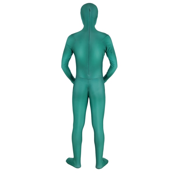Unisex Børn Voksen ET Alien Cosplay Kostume Zentai Bodysuit Dragter Jumpsuits Halloween Rekvisit Removable Mask XXXL