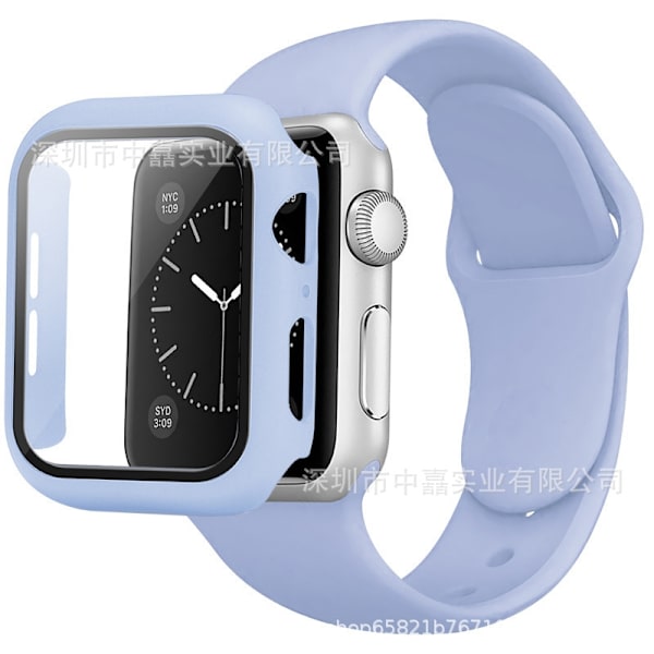 Klockarmband för Apple Watch iWatch 38mm Ljusblå