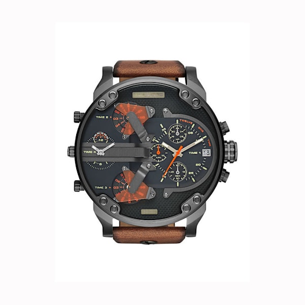 Herreur Herreur Personlighed Stort Urskive Trend Metal Quartz Ur 7312 steel strip