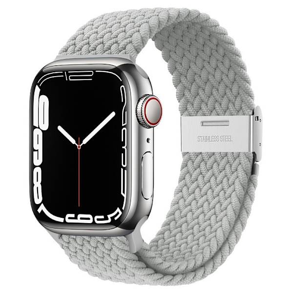 Klockarmband för Apple Watch iWatch 42/44/45/49mm loop för pärlvit