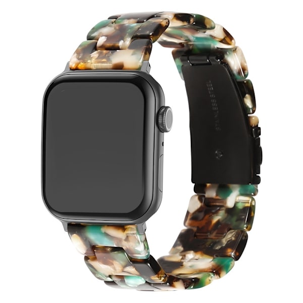 Klockarmband för Apple Watch iWatch 38/40/41mm Blå Blomma