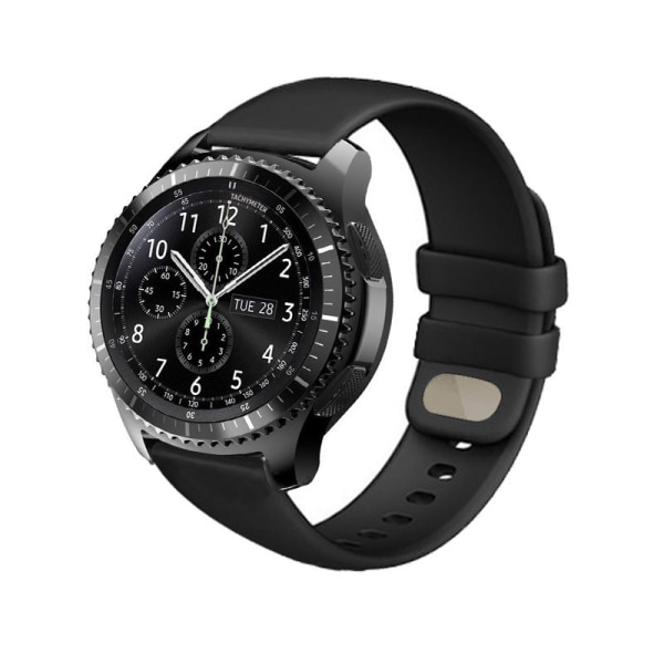 Klockarmband för Passar Samsung Watch3 Huawei GT2 silikagelarmband 22mm Gray