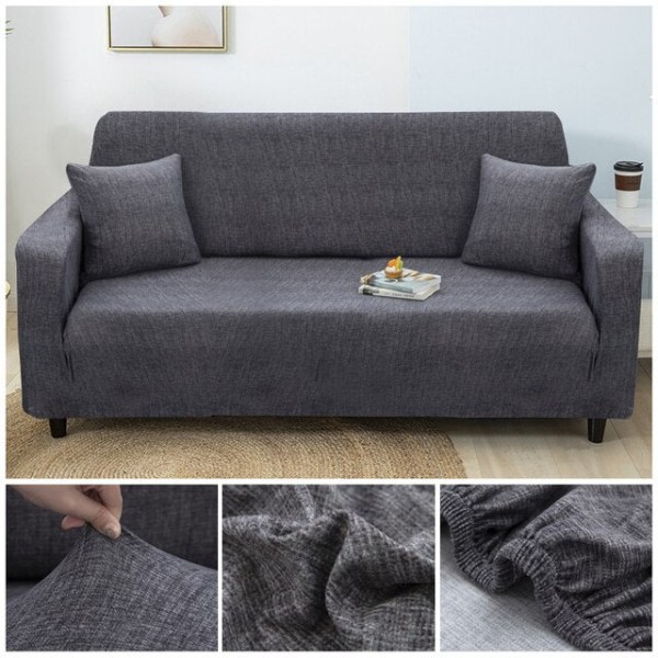 Elastisk sofabetræk med krydsmønster, strækbart all-inclusive sofabetræk til stue, sofabetræk til sofa og loveseat Color 8 3-seater 190-230cm