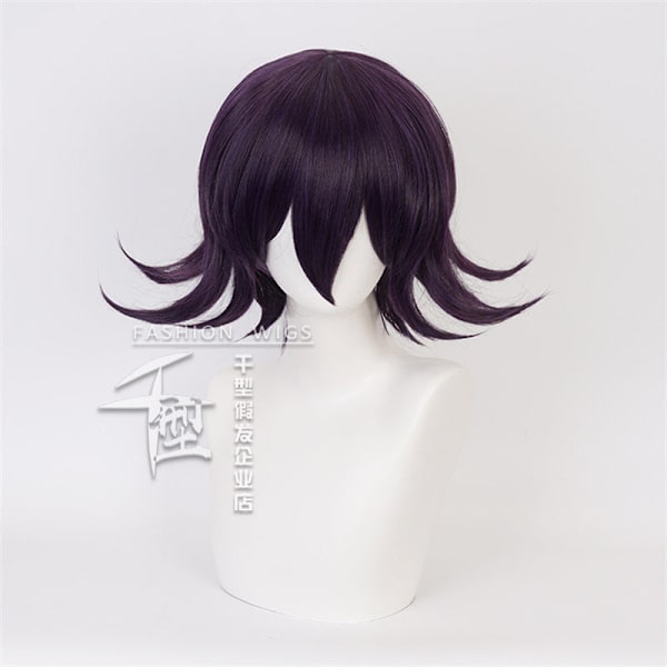 Danganronpa V3 Kokichi Oma Cosplay Kostume Præsident Uniform Paryk Kappe Hat Sæt Halloween Karneval Fest Kostumer style3 One Size