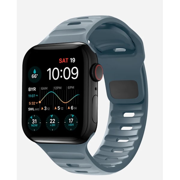 Klockarmband för Apple Watch iWatch 38/40/41/42mm 0:e generationen färg Ocean Blue