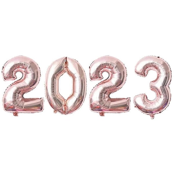 2023 Ilmapallonumerot - 2023 Ilmapallot | Hyvää Uutta Vuotta Koristeet 2023 | Seniorikoristeet 2023 style3018 style3018