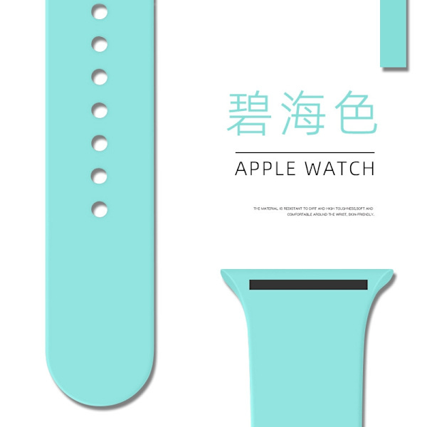 Klockarmband för Apple Watch iWatch 38/40/41/42mm Standard/S 34 Blå
