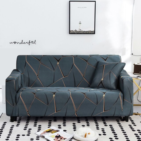 Joustavat narukuvioiset sohvanpäälliset olohuoneeseen, venyvät kulmasohvan päälliset 1/2/3/4-istuttavalle sohvalle color 9 2-seater 145-185cm