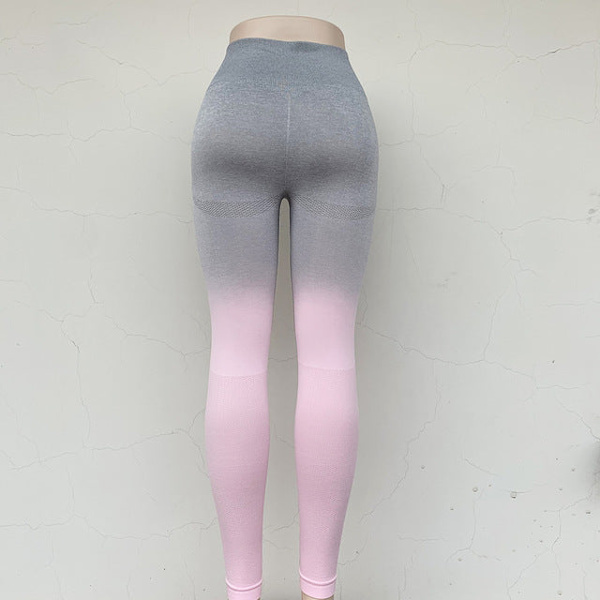 Joogaleggingsit Liukuvärjätyt energia Leggingsit Naiset Treenaus Fitness Juoksuhousut GRAY S
