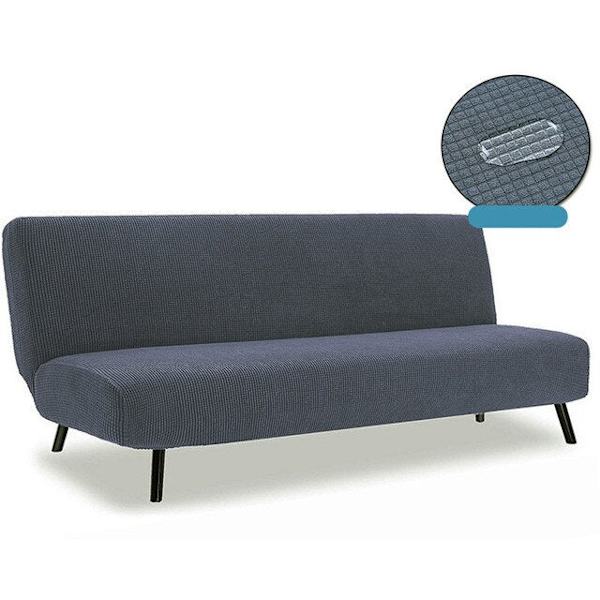 Vanntett sovesofa trekk jacquard ensfarget spandex stue stretch altomfattende sofaputetrekk uten armlener 6251-4 150-210cm