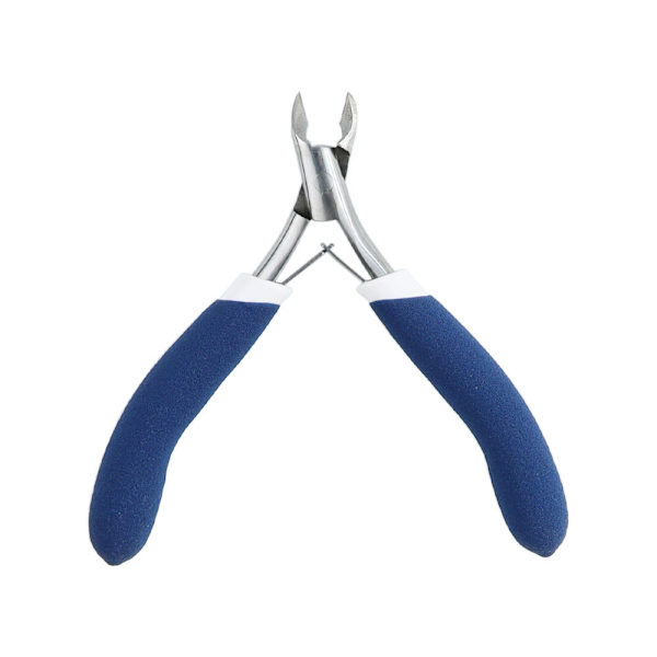 Manikyrverktyg Nageltång Nagelklippare Nagelsax Rostfritt Stål Böjd Nästång Professionell Manikyr Blue 9cm*8cm