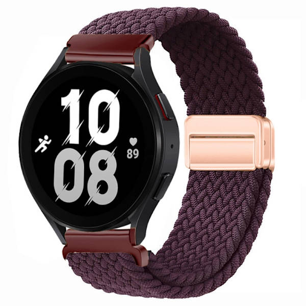 Klockarmband för Apple Watch iWatch S1-S9:42/44/45/49MM/ultra2/S10:46MM metall inre magnetiskt spänne crimson cherry roséguld spänne