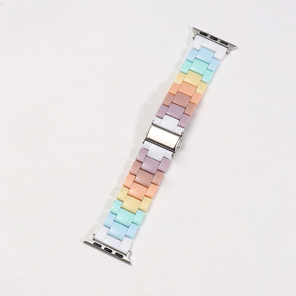 Klockarmband för Apple Watch iWatch Passande tabell 38/40/41mm godisfärgad