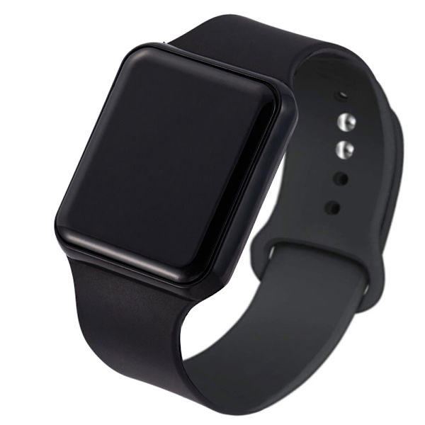 Digital Lover Klockor Par Klocka Sport Lover Armbandsur LED Digital Klocka för Män Kvinnor Lyx Elektronisk Klocka Pareja Black