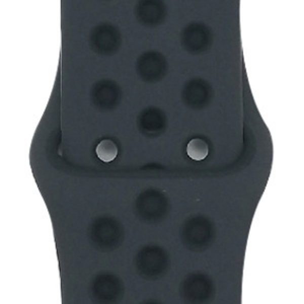 Klockarmband för Apple Watch iWatch för S10-46mm 42/44/45/49mm-L 2 mörkgrå + svart