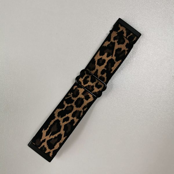 Urrem til Apple Watch iWatch 42/44/45/49MM Brun Leopard Print