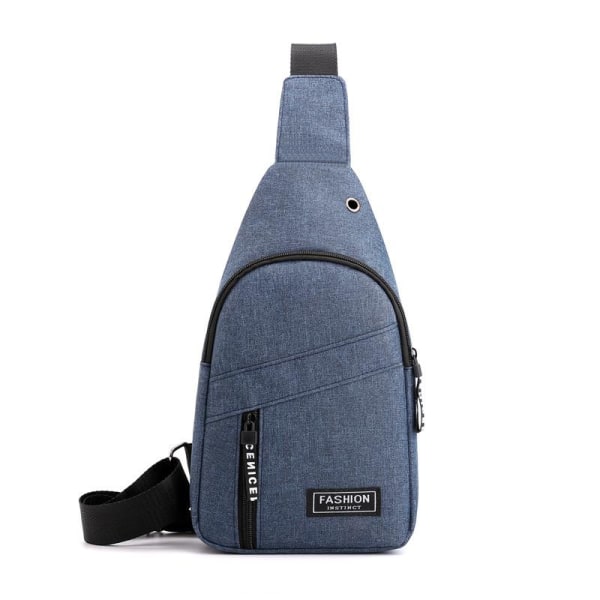 Korkealaatuinen ulkokäyttöön tarkoitettu polyamidi- ja nylon-olkalaukku matkustamiseen tai liiketoimintaan Blue【Model 2】