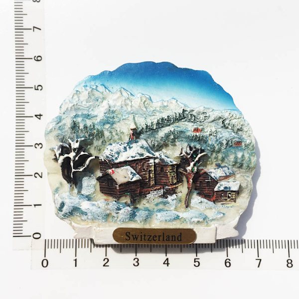 Sveitsi Jääkaappimagneetit Matkamuisto Sveitsiläinen Luzern Jungfrau Kappelisilta Käkikello Matkailu Magneettiset Jääkaappitarrat Jungfrau 4