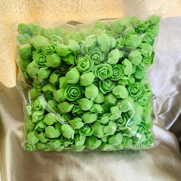 50/100/200/500 kpl 3 cm Vaahtoruusu Nallekarhulle Keinotekoiset Kukat DIY Lahjat Laatikko Häät Koristeellinen Joulu Kodin Sisustus 20 Väriä Rose red 100