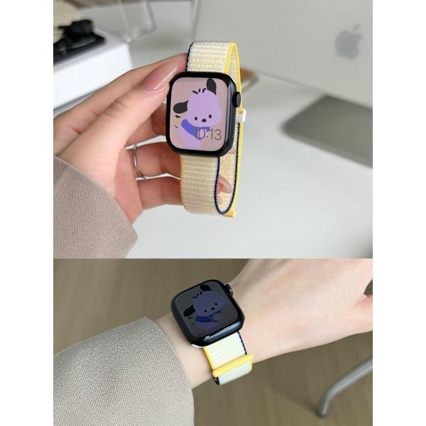 Kellon ranneke Apple Watch iWatch 38/40/41/ 10. sukupolvi 42mm yleiskäyttöinen juuston väri
