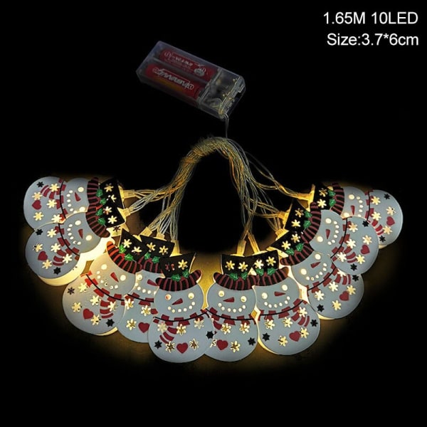 165 cm Juledekoration LED Lys Ornament Plastik Julemand Juletræ Snemand Lys Guirlande Selvlysende Julepynt socks LED
