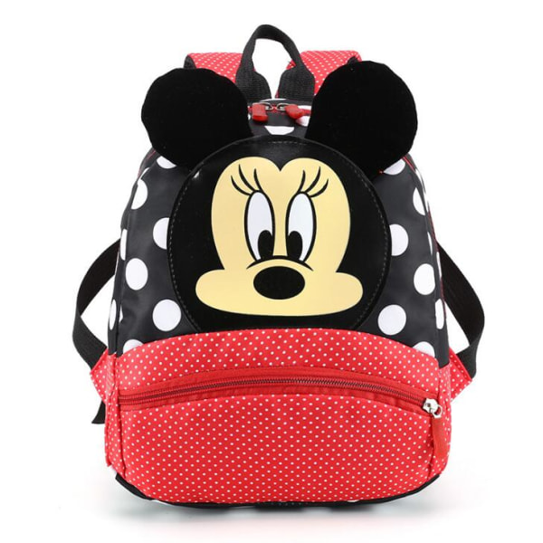 Disney Tecknad Ryggsäck För Baby Pojkar Flickor Minnie Mus Mickey Mouse Barn Härlig Skolväska Förskola Skolväska Barn Present style16  22x21x10CM