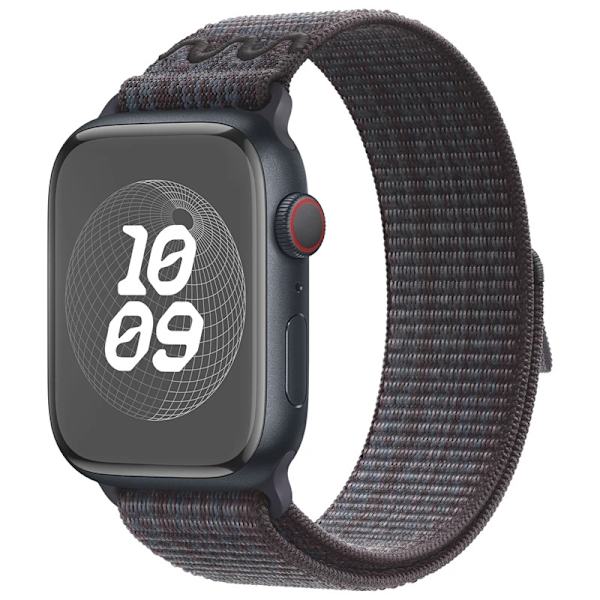 Kellon ranneke Apple Watch iWatch 38/40/41/42mm - S10 Musta sinisellä
