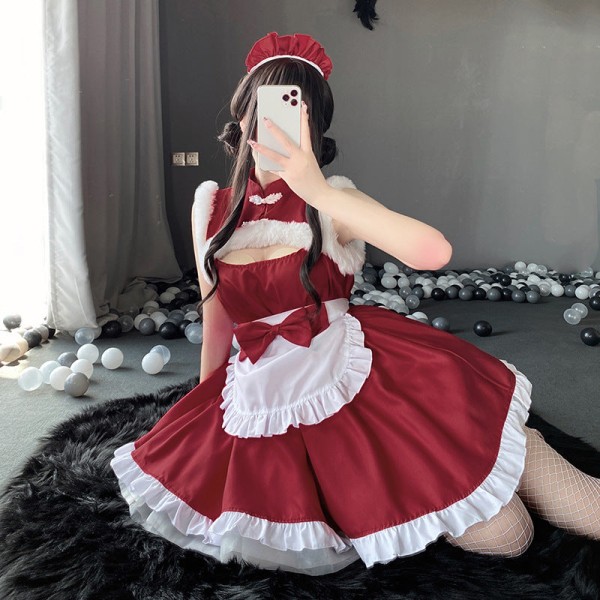 Julkläder online Röd kvinnlig ankarkostym Cosplay Sexig kanin damkostym Default Title