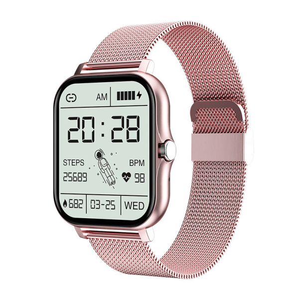 Sport Skridttælling Puls Blodtryk Blodilt Måling Søvnovervågning Vækkeur Y13 Smartwatch Y13 silver steel belt