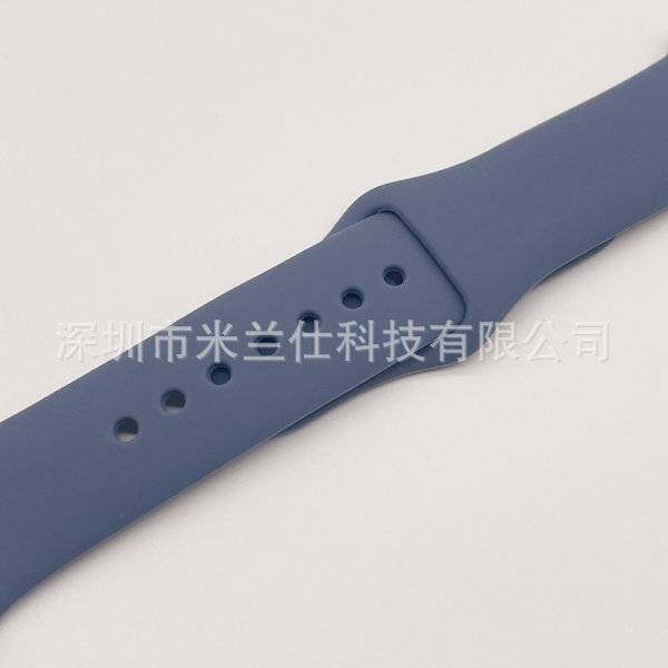 Klockarmband för Apple Watch iwatch 38/40/41/42mm-S10 utökad storlek ML kod 43 isblå