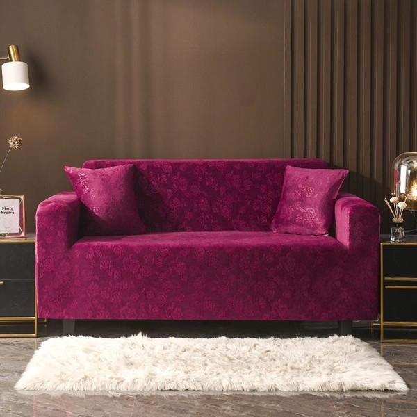 Crystal Velvet Elastisk Sofabetræk Udtrækkelig Sofabetræk Sofabetræk Sektionsopdelt Ensfarvet Enkelt/To/Tre/Fire Sæder L Form Kræver Køb af 2 Stk Coffee 235-300cm