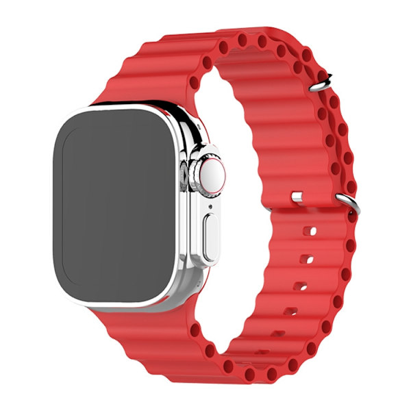 Kellon ranneke Apple Watch iWatch 42/44/45/46/49mm Punainen